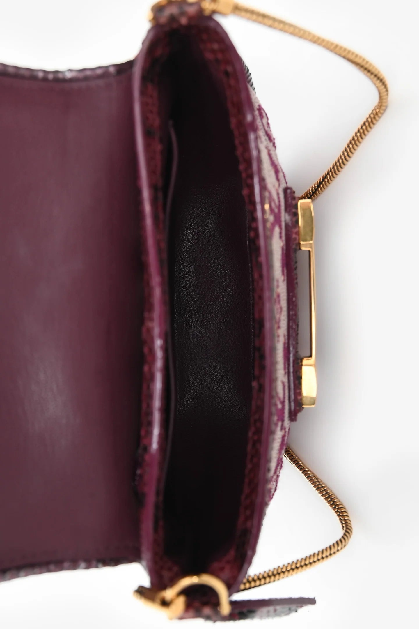 LV 2011 Limited Edition Purple Monogram Python Trim 'Empire Ponant' Crossbody Bag