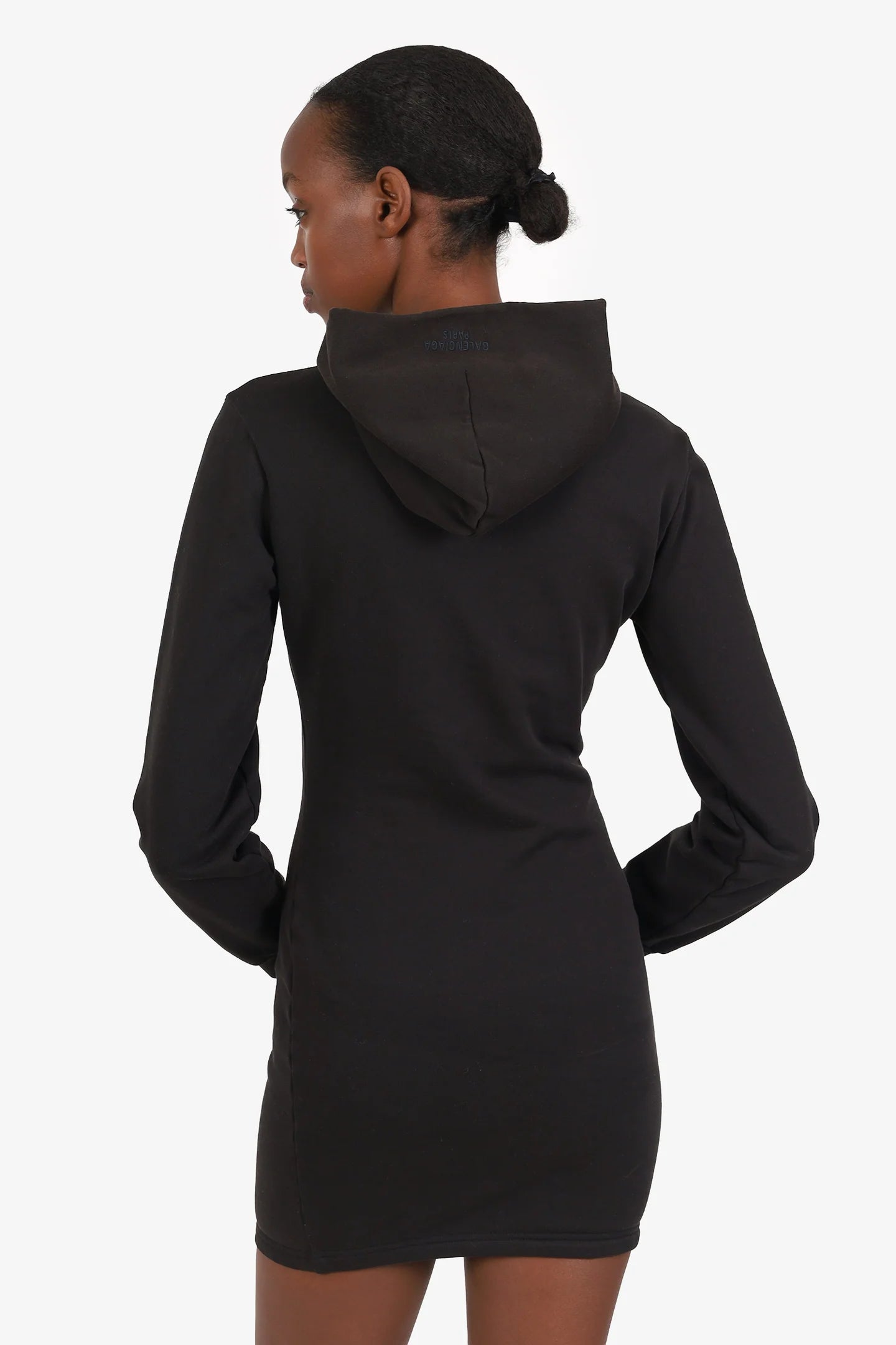 BG Black Hooded Long Sleeve Mini Dress Size XS