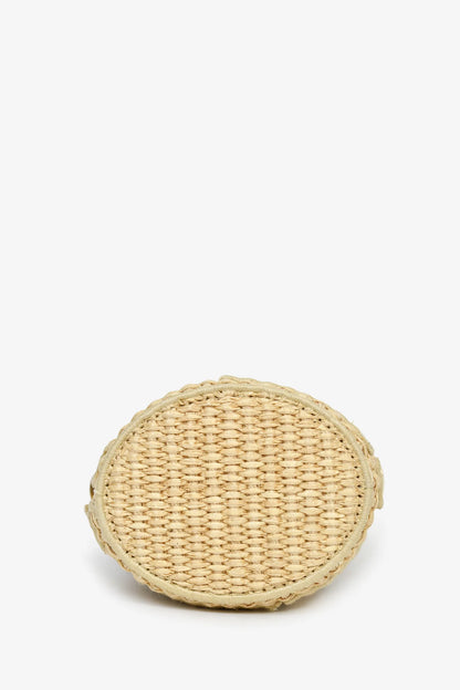 FD Brown/Beige Zucca FF Step Out Nano Bucket Bag