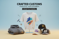 Generate a collection banner for custom apparels section